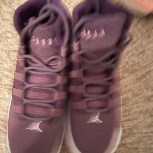Size 6Y Purple Jordans